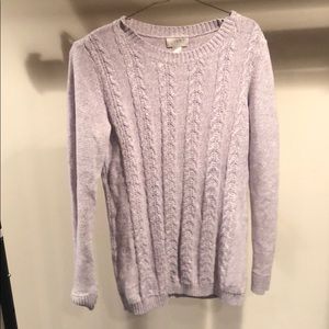 LOFT Lavender Knit Sweater